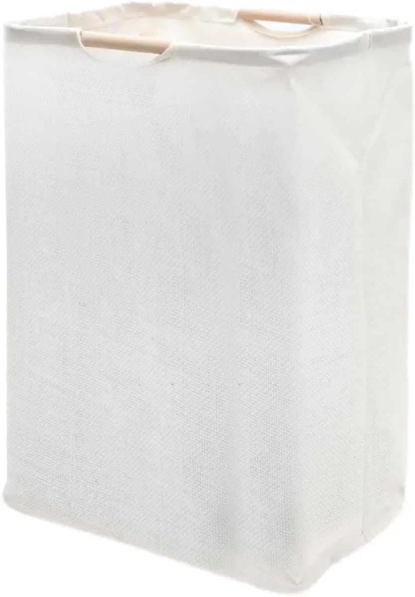 Wasmand - Wasbox - Laundry Basket - Oxford-Stof - Wassorteerder - Opbergmand - met Versterkte Handgrepen - Zelfstaand - Opvouwbaar - 30*30*40cm - Beige — afbeelding 1