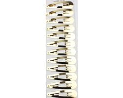 Set van 12 Metalen Haarspeldjes 5cm - Gender-neutrale Klik Klak Haaraccessoires