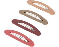 Grote Snap Haarspelden Set (4 Stuks) - 9 cm Lange Haarklemmen voor Dames en Meisjes