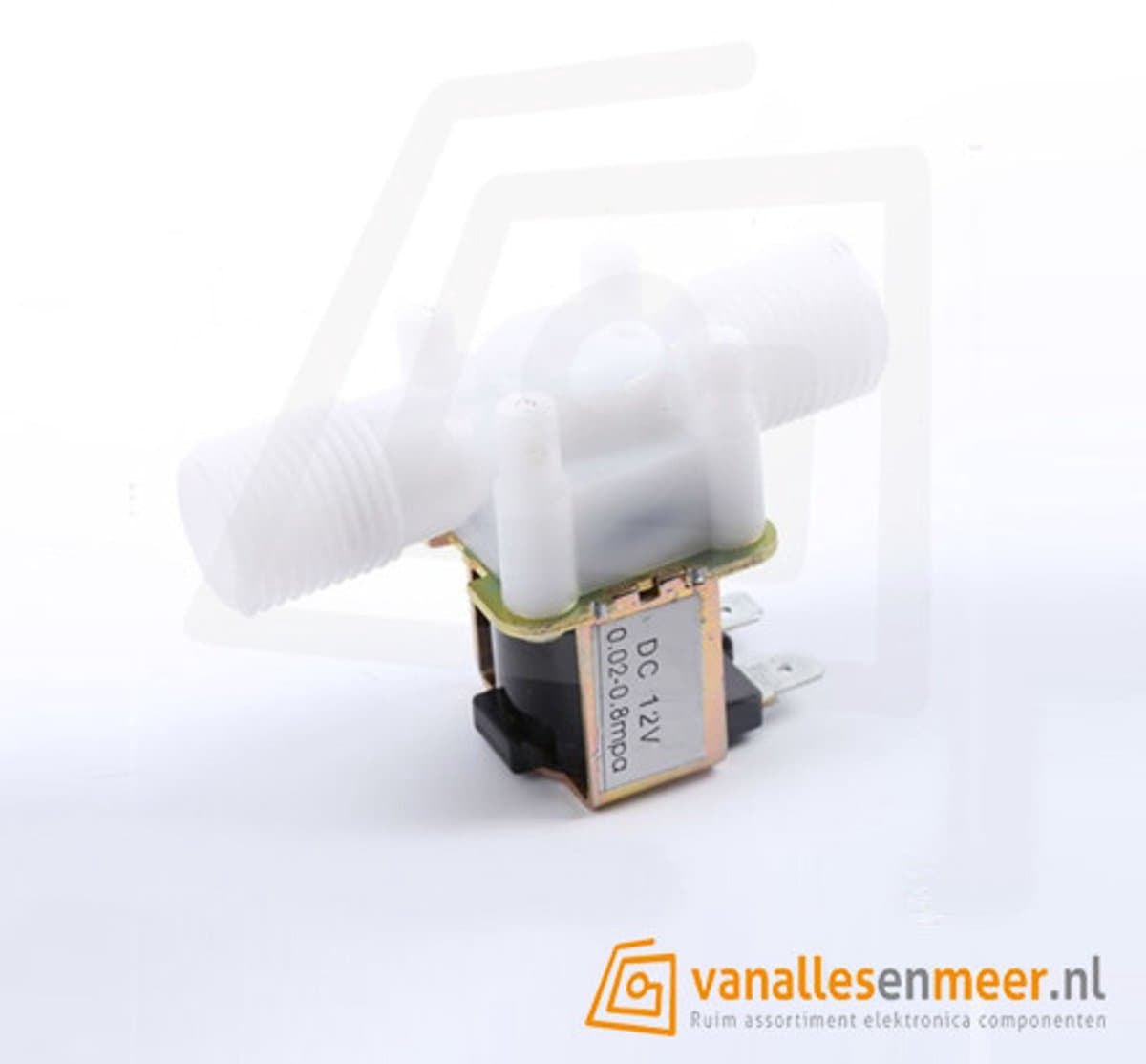 Magneetventiel Waterklep 12V DC – 1/2 inch – Elektrisch Waterregelventiel — afbeelding 1