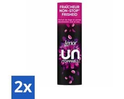 Lenor Unstoppables - Geurbooster - Bloemen Fris - Non-Stop Frisheid - 19 Wasbeurten - Voordeelverpakking - 2 stuks
