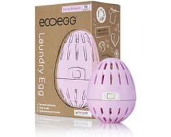 EcoEgg Was ei – Lentebloemen - Wasparels – Navulbaar – Geschikt voor de gevoelige huid – Dermatologisch getest - 70 wasbeurten - Roze