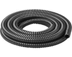 ProPlus Afvalwaterslang - 5 m - Afwatering - Temperatuurbestendig - Flexibel en Uittrekbaar - ø 19 mm - Voor het geleiden van Afvalwater vanuit caravans/campers - Afvoerkanaal - Zwart