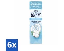 6 x Lenor Light - Geurbooster - Katoen Fris - Non-Stop Frisheid - 19 Wasbeurten - Lenor Geurbooster - Wasparels - Katoen - Frisheid - Geur