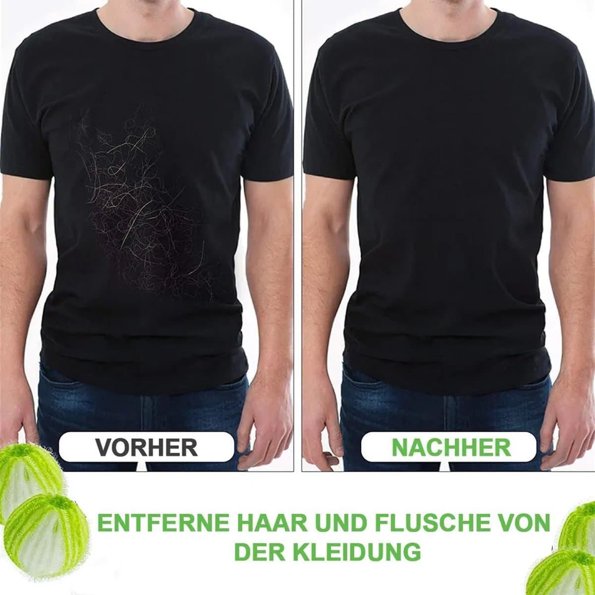 Een set van 12 nylon wasballen van 35 mm, Geschikt voor kleding, jassen, dekens, beddengoed en dierenbedden. — afbeelding 1