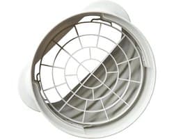 Afvoerslang Bevestiging - Condensslang Koppeling - Mobiele Units - Eendenbek Snelkoppeling - 13 tot 15 cm - Wit