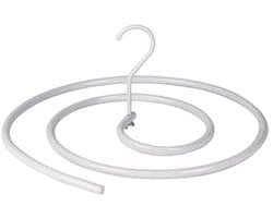 Dailygoods- Droogrek Spiraalvormig - Ruimtebesparend - Kledingdrooghouder - Sterk Draagvermogen - Totale Lengte 2,1 m - Geschikt voor Dekbedden - Drooghanger