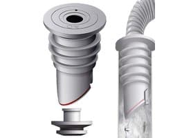 Afvoerslangstop voor Wasmachine - 35-40mm Silicone Afdichting voor Optimale Afwatering