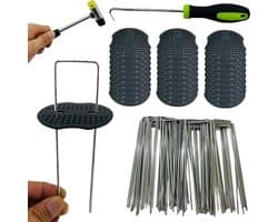 Omgoods - Set van 50 Grondankers voor Onkruiddoek