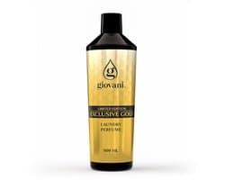 SnelShoppen - Giovani Wasparfum EXCLUSIVE GOLD 500 ml | Luxe wasgeur met zoete vanille en frisse mandarijn | Voor 100 wasbeurten | Intensieve en langd