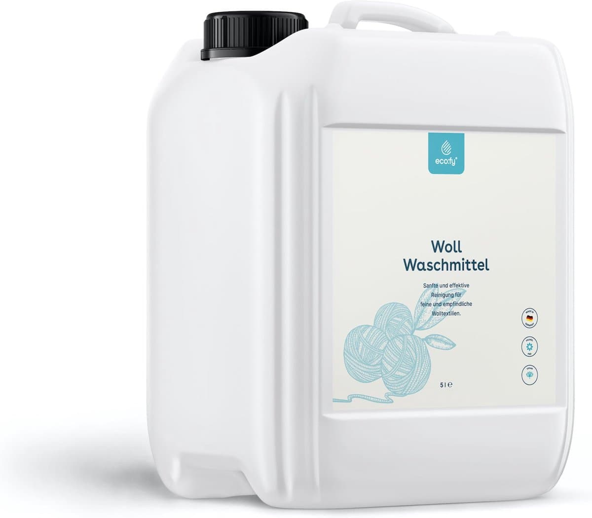 eco:fy® Wolwasmiddel • wasmiddel met lanoline voor wol, zijde, huiden, wolwalvis — afbeelding 1