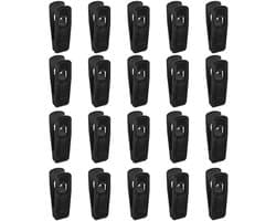 Dailygoods - Set van 20 Antislip Flock Hangerclips