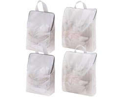 Dailygoods - Set van 4 Netwaszakken met Rits en Handgreep - Ideaal voor Ondergoed en Sokken — afbeelding 1