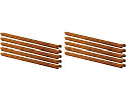 Grondankers Gazonranden - Bodemharingen Tuinranden - Tuin Afbakenen - Verzinkt Staal - 45 cm - Corten