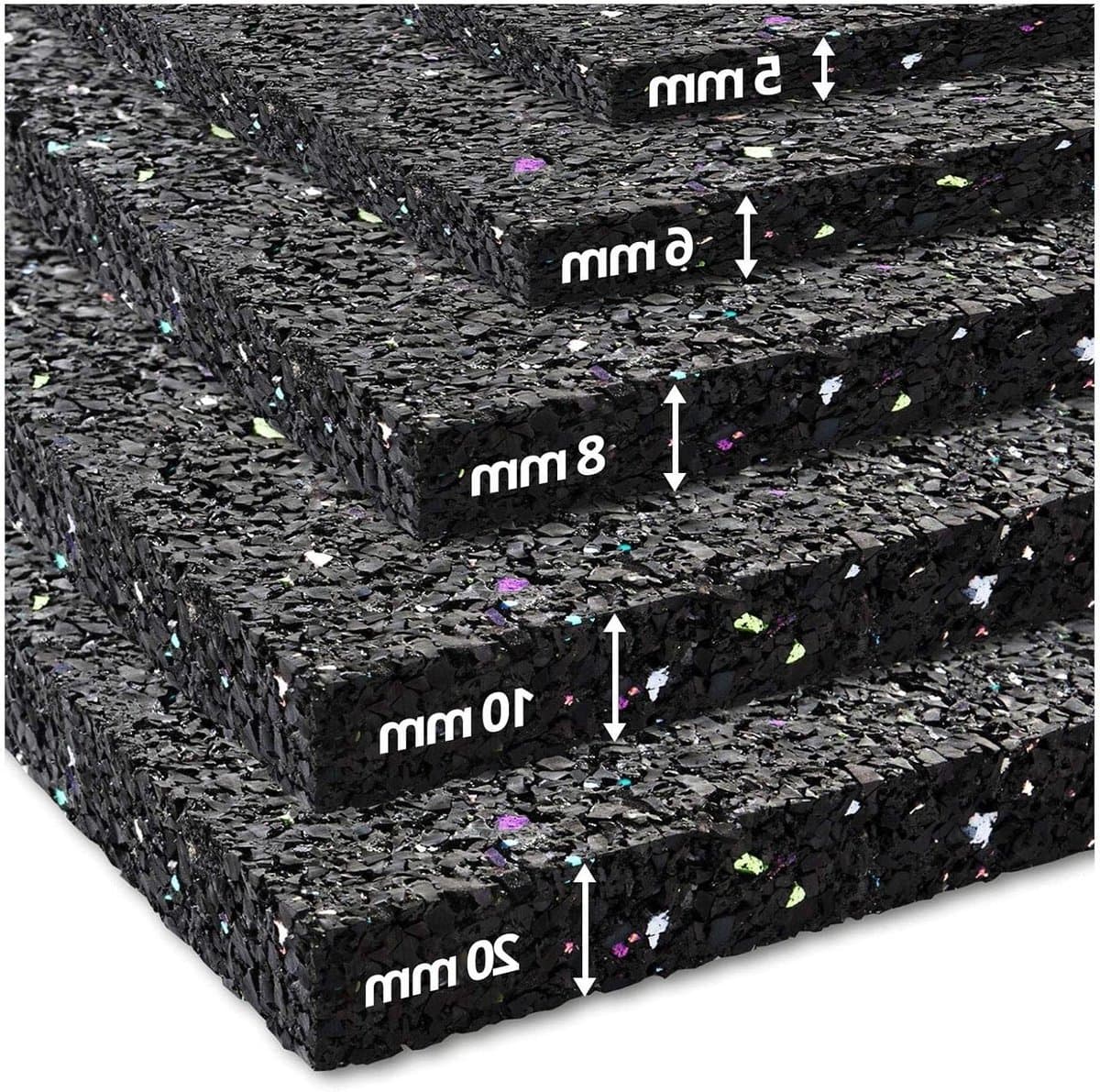 Wasmachine Mat - Trillingsdemper Geluiddemper - Apparaten Dempen - Dikke Rubber Constructie - 125 x 100 cm - Zwart — afbeelding 1