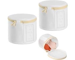 Set van 2 Premium Wasnetten voor Bh's en Ondergoed - Ideaal voor de Wasmachine, Beschermt Lingerie en Sokken met Rits