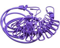 Waslijn Outdoor - Wastouw Clips - Kleding Drogen - Antislip Ontwerp - 1-9 meter - Type11