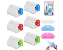 Ibenzoa® Innovatieve Set van 9 Tubeknijpers voor Efficiënt Gebruik van Tandpasta, Crèmes en Meer