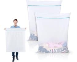 Waszakken XXL 90 x 110 cm - Ideaal voor Beddengoed, Kleding en Delicate Was — afbeelding 1