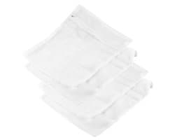 Benson Waszakjes - 2x - 2 stuks - wit - 40 x 30 cm - met rits - waszakken — afbeelding 1