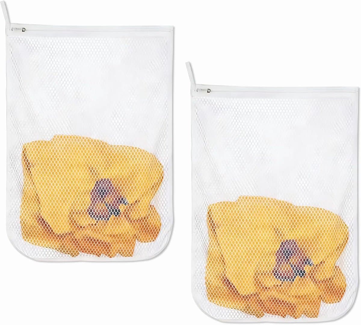 Waszakken voor fijne was, 30 x 40 cm, netzak voor de wasmachine — afbeelding 1