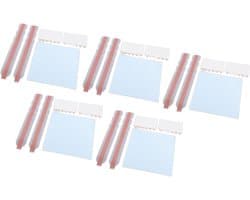 5Set Privacyschermfilter Monitor Laptopbevestiging Dubbelzijdige Zelfklevende Strips met Plastic Schuifhouderlipjes