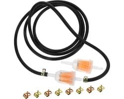 1set Universele Brandstofslang Kit Voor Motorrijders Met Inline Brandstoffilters Slangenklemmen Duurzaam Eenvoudig Te Installeren Voor Vervangingen Van Brandstofslangen