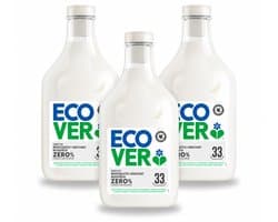 3 x Ecover - Wasverzachter Zero - Zonder geurstoffen - 1 liter - 33 wasbeurten - Bulkverpakking - 3 stuks