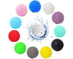 12 stuks Drogerballen - Voor Wasdroger en Wasmachine - Diverse Kleuren