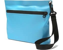 Tassen met ritssluiting, multifunctioneel, 2 maten, 6 kleuren, voor reizen, strand, zwembad, vissen, Blauw, modelo mediano, Waterdichte tas