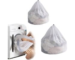JHUBERS- Waszak Grote Capaciteit - Waszakken 30 cm x 40 cm / 60 cm x 80 cm - Opvouwbare Wasmand - Vuile Was Verzamelen - Reisaccessoire - Organiseren