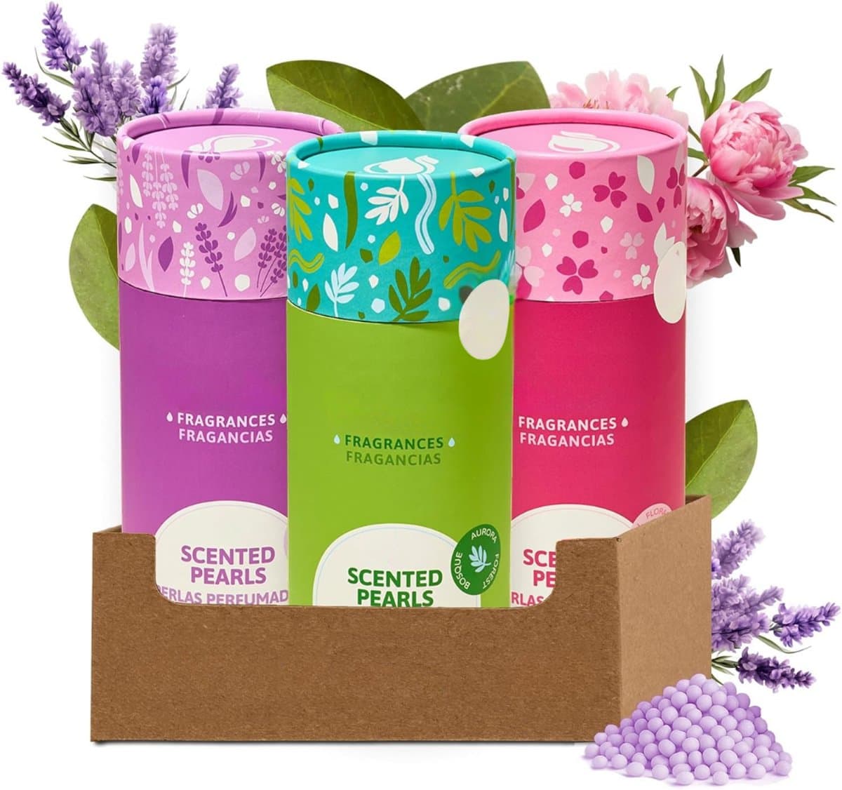 SNJY® Geurparels - Wasparfum - Geurbooster - 90 Wasbeurten - Gemengde Geuren — afbeelding 1