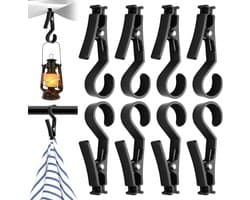 Set van 8 Kledingknijpers en Tentclips voor Buitengebruik - Ideaal voor Kamperen, Handdoeken en Tenten