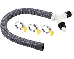 T-stuk Wasmachineslang - Afvoer Splitter - Meerdere Afvoeren - Lekvrije Koppeling - 14.5 cm - Wit