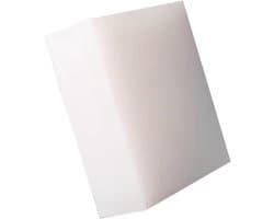 Rubberen crashpad vierkant - Anti-vibratie plaat - Trillingsdemping apparaten - Schokabsorberend siliconen - 250x250mm - Wit