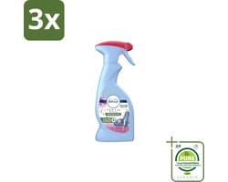3 x Febreze – Textielspray – Roze Anjers – 375 ml - Grootverpakking - Textielgeur - Textielverzorging - Geurverwijdering - Textielspray - Roze Anjers