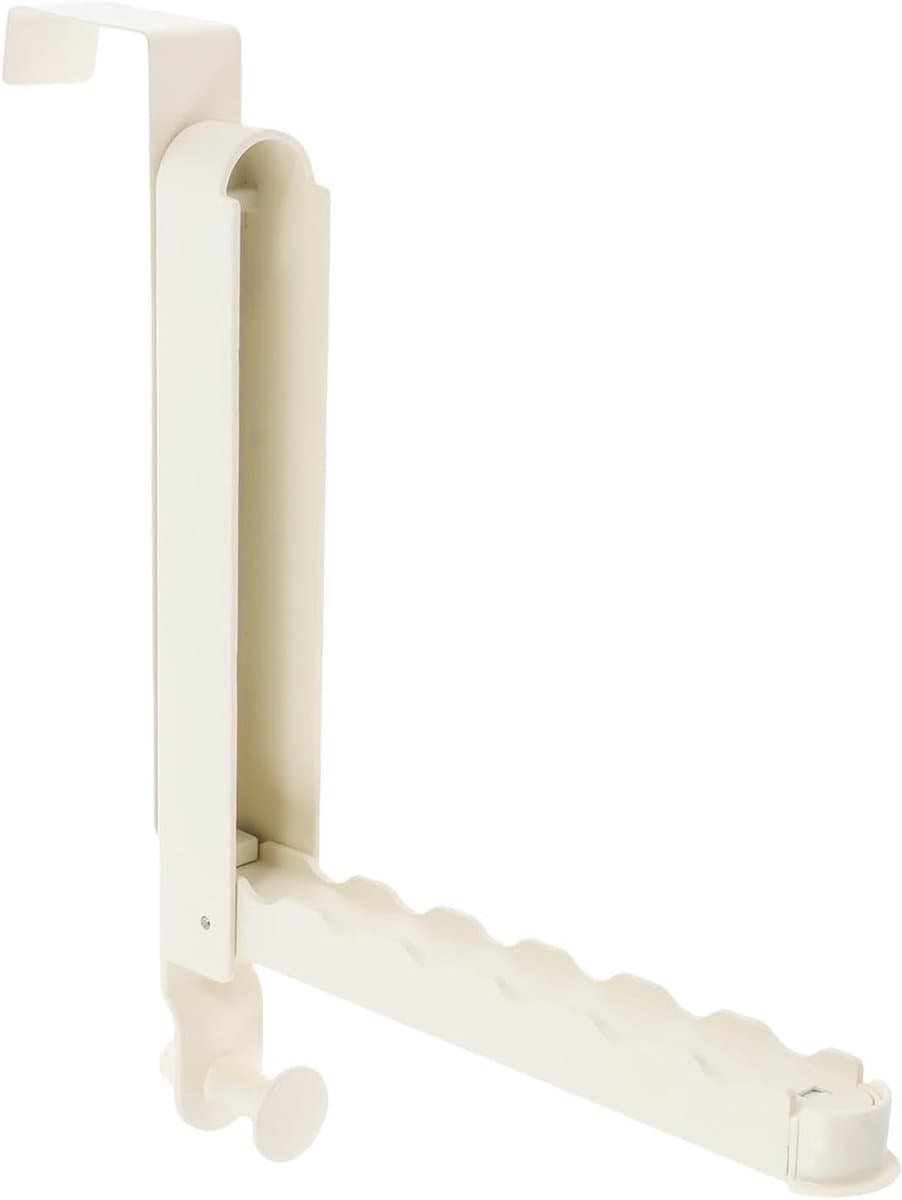 Opvouwbaar Droogrek - Kledinghanger Achter Deur - Ruimte Besparen - Intrekbaar Stangdesign - 25x3x5x3cm — afbeelding 1