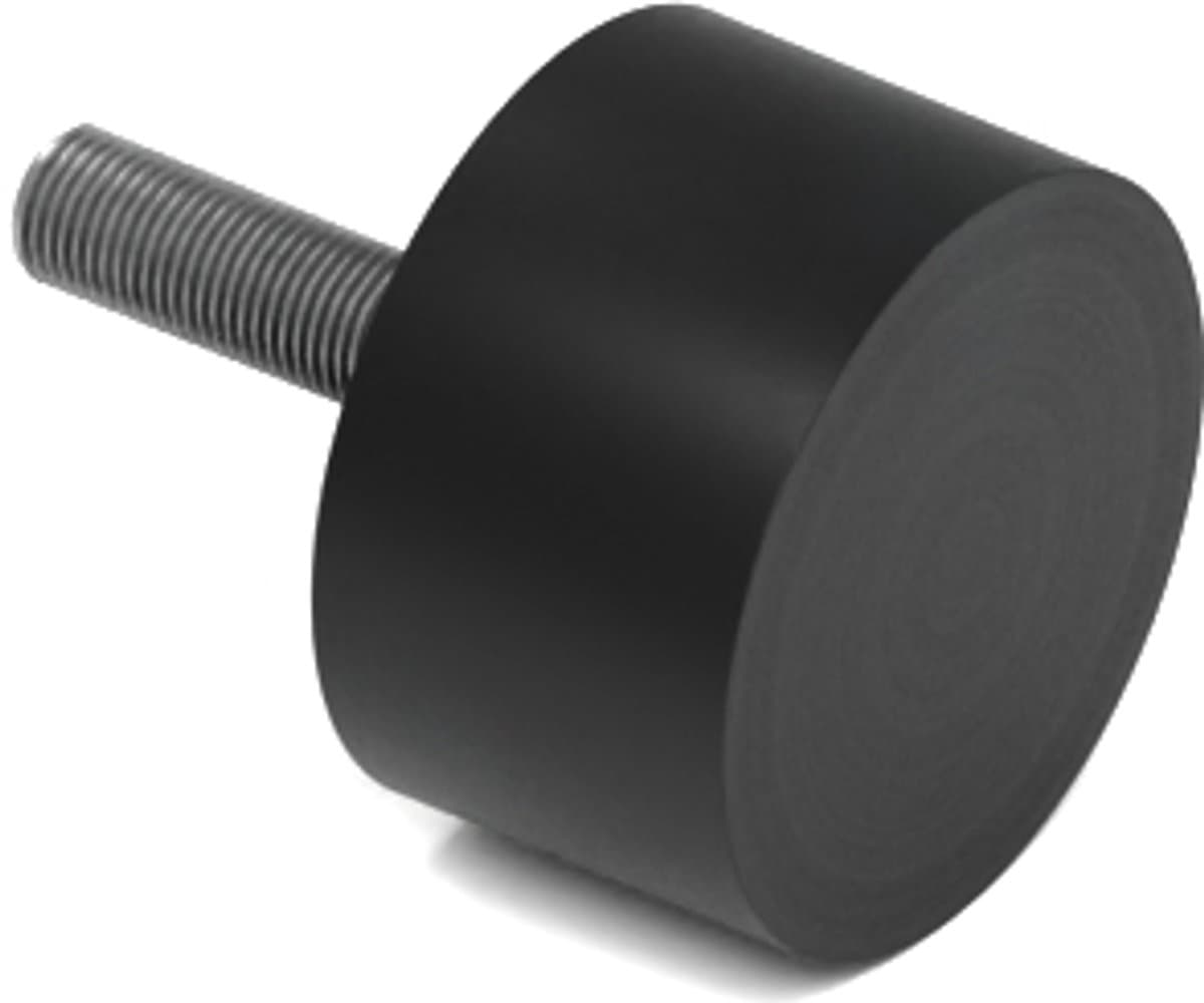 Rubbermagazijn - Trillingsvoet Type D 25x15mm - M6 - Set 10 stuks — afbeelding 1