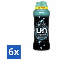 6 x Lenor Unstoppables - Geurbooster - Fris - Non-Stop Frisheid - Grootverpakking - Lenor Geur - Wasverzachter - Geurbooster - Langdurige Geur - Frisse Geur