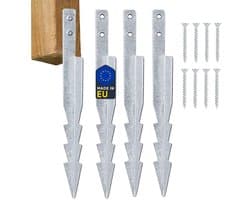 Schommelanker en speeltoestel - set met 4 grondankers 44,5 cm - gegalvaniseerd staal S355