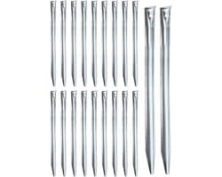 Grondanker - Zilver - 30 cm - Titaniumstaal V-vormige Haringen - Voor Camping en Outdoor