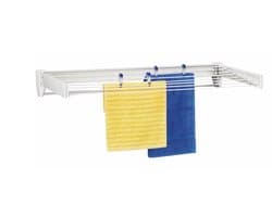 Leifheit wanddroogrek Telegant 36 Protect Plus - 3,6 m drooglengte - ophangbaar - wit — afbeelding 1