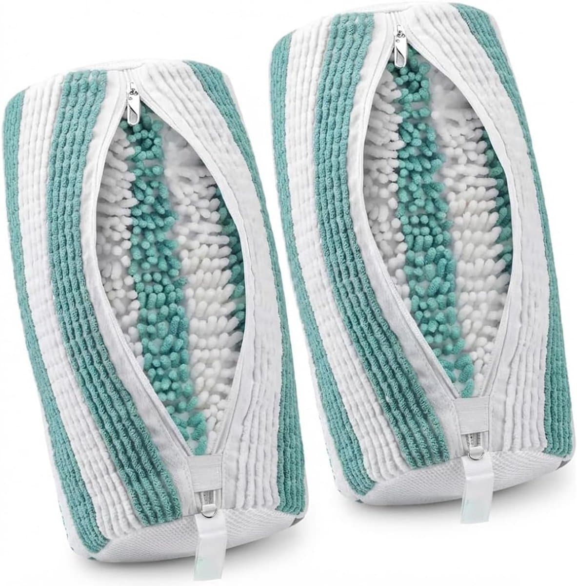 Waszakken, waszak, waszak, schoenen voor sneakers, 360 graden reiniging, schoenenzak, wasmachine met ritssluiting — afbeelding 1