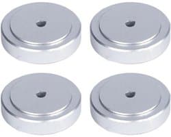 Isolatievoeten Set - Schokdempers Luidsprekers - Audio Verbeteren - Trillingen Absorberen - 4 Stuks - Aluminium