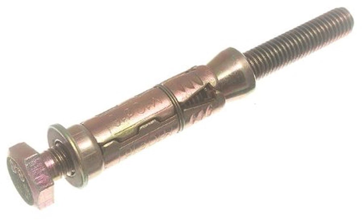 Metselwerk Bouten - Anker Bouten - Zware Bevestiging - Weerbestendig Staal - M10 x 110MM - Geel — afbeelding 1