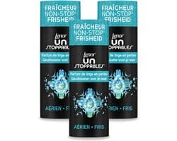 3 x Lenor Unstoppables - Geurbooster - Fris - 13 Wasbeurten - Voordeelverpakking - 3 stuks