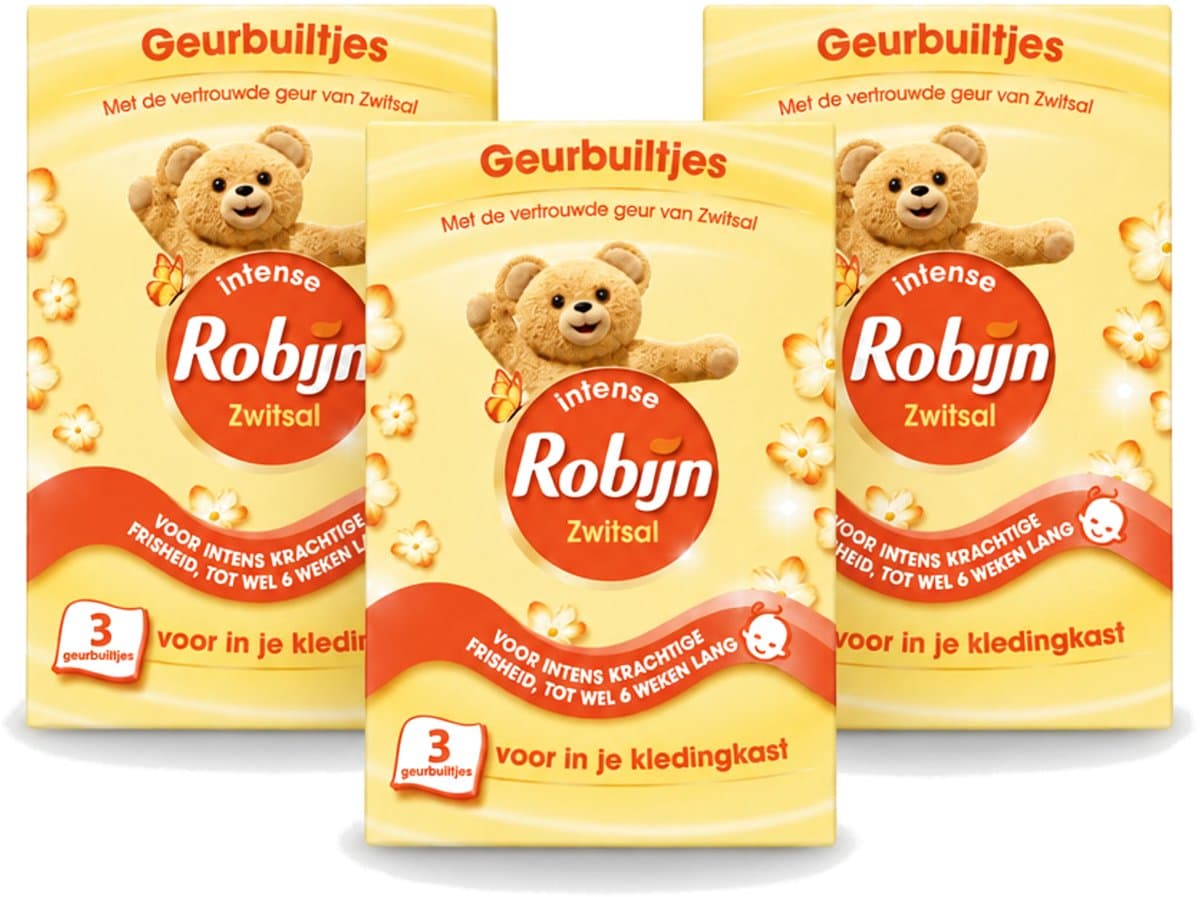 3 x Robijn - Zwitsal - Geurbuiltjes - Zachte Babygeur - Hypoallergeen - 3 Geurbuiltjes - Voordeelverpakking - 3 stuks — afbeelding 1