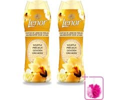 2 x Lenor - Geurbooster - Gouden Orchidee - 22 Wasbeurten - Bulkverpakking - Geurbooster was - Geur in was