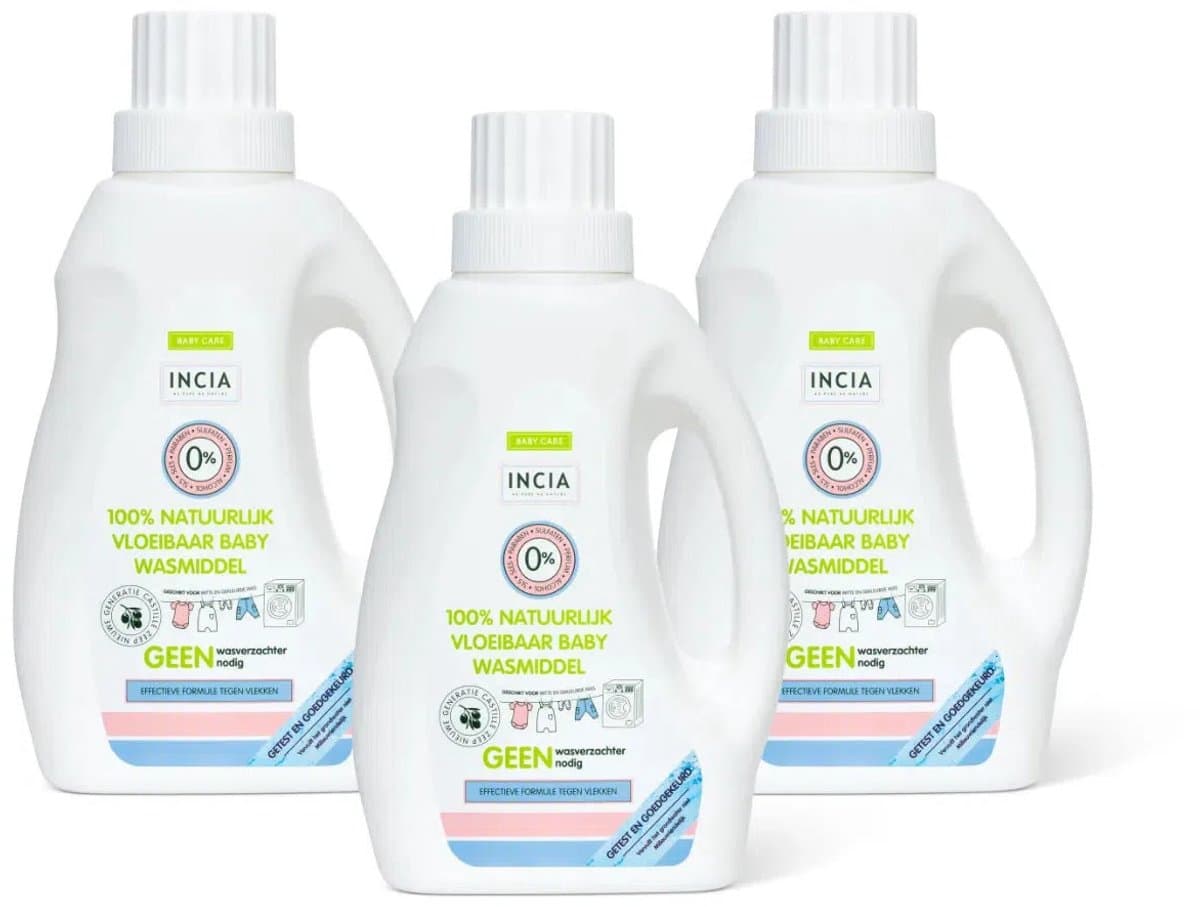 Incia Vloeibaar wasmiddel - Natuurlijk Wasmiddel - 3 stuks - Voordeelverpakking — afbeelding 1
