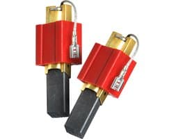 2x Dparts koolborstel in houder geschikt voor Miele wasmachine - koolborstels nr. 4297410 - 4297411 - 4297412 - 4297413 — afbeelding 1